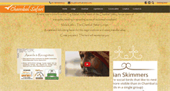 Desktop Screenshot of chambalsafari.com